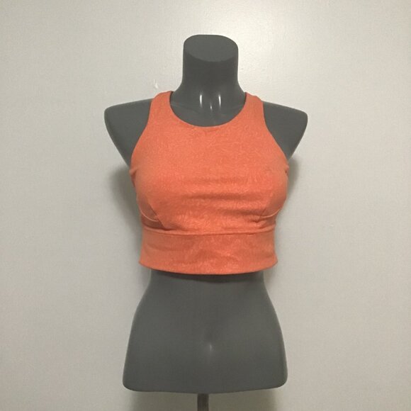 lululemon athletica Other - Wunder Train Longline Bra C/D Cup Crunch Warm Coral  Size 10